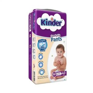 Kinder Diaper Comfy Fits Pants Jumbo M (6-12Kg) 40Pcs